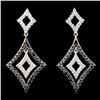 Image 1 : 14K Gold 1.06ctw Fancy Color Diamond Earrings