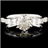 Image 1 : 18K White Gold 1.50ctw Diamond Ring