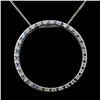 Image 2 : 18K White Gold 0.92ctw Fancy Color Diamond Pendant