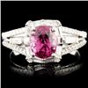 Image 1 : 18K Gold 1.94ct Spinel & 0.56ctw Diamond Ring