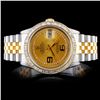 Image 1 : Rolex DateJust 3.50ct Diamond Men's Watch