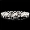 Image 2 : 14K Gold 2.47ctw Fancy Color Diamond Bracelet