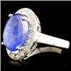 Image 2 : 14K Gold 3.00ct Tanzanite & 0.70ctw Diamond Ring