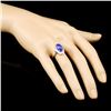 Image 3 : 14K Gold 3.00ct Tanzanite & 0.70ctw Diamond Ring