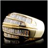 Image 2 : 14K Yellow Gold 1.68ctw Diamond Ring