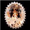 Image 1 : 14K Gold 17.86ct Morganite & 0.94ctw Diamond Ring