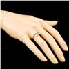 Image 3 : 14K Gold 0.73ctw Fancy Color Diamond Ring