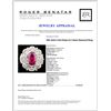 Image 4 : *GIA 18K Gold 4.10ct Ruby & 2.10ctw Diamond Ring