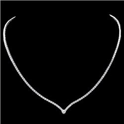 ^18k White Gold 3.50ct Diamond Necklace