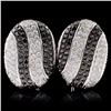 Image 1 : 18K White Gold 2.50ctw Fancy Color Diamond Earring