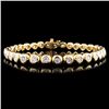 Image 1 : 18K Gold 2.67ctw Diamond Bracelet