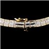 Image 3 : 14K Yellow Gold 11.00ct Diamond Necklace