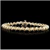 14K Yellow Gold 1.00ctw Diamond Bracelet