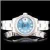 Image 1 : Rolex SS DateJust 1.00ct Diamond Ladies Wristwatch