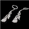 Image 2 : 14K Gold 1.67ctw Diamond Earrings