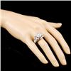 Image 3 : 14K White  Gold 1.30ctw Diamond Ring