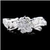 Image 1 : 14K White Gold 1.05ctw Diamond Ring