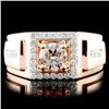 Image 1 : 14K Gold 1.05ctw Diamond Ring