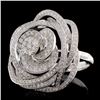 Image 2 : 18K White Gold 1.52ctw Diamond Ring