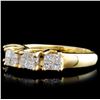 Image 2 : 18K Yellow Gold 0.57ct Diamond Ring