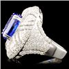 Image 3 : 18K Gold 5.56ct Tanzanite & 2.92ctw Diamond Ring