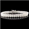Image 1 : 18K Gold 6.00ctw Diamond Bracelet