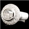 Image 2 : 18K Gold 1.60ctw Chopard Style Diamond Ring