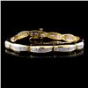 Image 1 : 18K Yellow Gold 5.95ctw Diamond Bracelet
