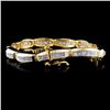 Image 2 : 18K Yellow Gold 5.95ctw Diamond Bracelet