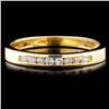 Image 1 : 14K Gold 0.14ctw Diamond Ring