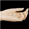 Image 2 : 14K Gold 1.56ctw Diamond Earrings