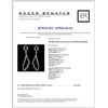 Image 3 : 14K White Gold 4.33ctw Fancy Color Diamond Earring