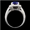 Image 3 : 18K Gold 2.99ct Tanzanite & 1.13ctw Diamond Ring