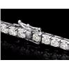 Image 2 : ^18k White Gold 9.50ct Diamond Tennis Bracelet
