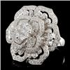Image 2 : 18K White Gold 2.01ctw Diamond Ring