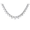 Image 4 : 18k White Gold 7.80ct Diamond Necklace