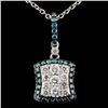 Image 1 : 14K Gold 1.07ctw Fancy Diamond Pendant
