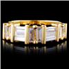 Image 1 : 14K Yellow Gold 0.99ctw Diamond Ring