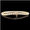 Image 2 : 14K Gold 5.38ctw Diamond Bracelet