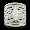 Image 1 : 14K Gold 2.58ctw Diamond Ring