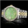 Image 2 : Rolex YG/SS DateJust 2.25ct Diamond Men's Watch