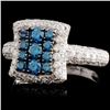Image 2 : 14K Gold 1.43ctw Fancy Diamond Ring