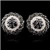 Image 1 : 14K Gold 1.78ctw Fancy Diamond Earrings