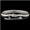 Image 2 : 14K Gold 5.67ctw Diamond Bracelet