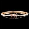 Image 2 : 14K Gold 5.20ctw Diamond Bracelet