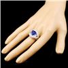 Image 3 : 18K Gold 2.63ct Tanzanite 2.10ctw Diamond Ring