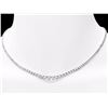Image 3 : ^18k White Gold 9.20ct Diamond Necklace