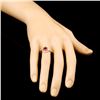 Image 3 : 18K Gold 0.76ct Ruby & 0.27ctw Diamond Ring