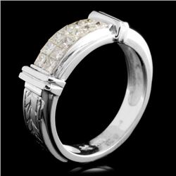 18K Gold 0.73ctw Diamond Ring