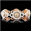 Image 1 : 18K Rose Gold 7.75ctw Diamond Bracelet